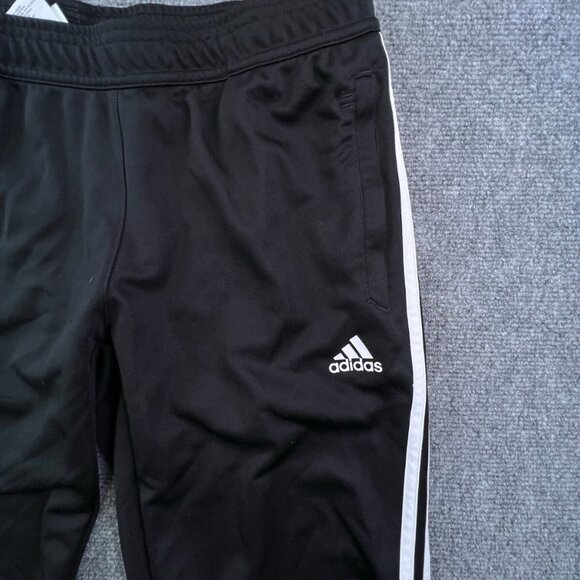 Adidas Women’s Black White Striped Sweatpants Size Large Joggers Climacool Adult - Picture 2 of 12